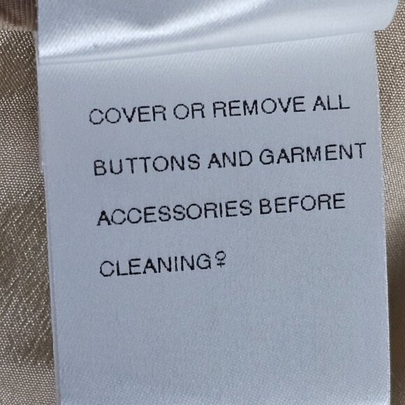 Burberry Wide Pleated High Waist Cotton Tan Knee Length Skirt - Picture 14 of 16